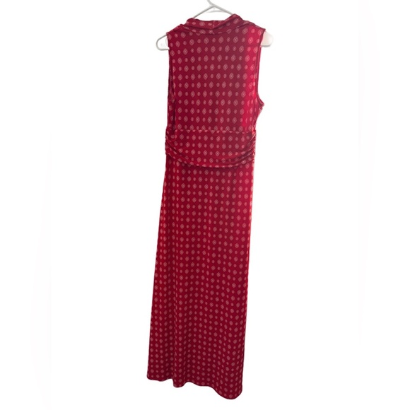 Vince Camuto Red and White Patterned Dress - Picture 2 of 5